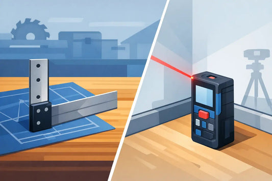 Anschlagwinkel vs Laserwinkelmesser im Praxistest - Luminis