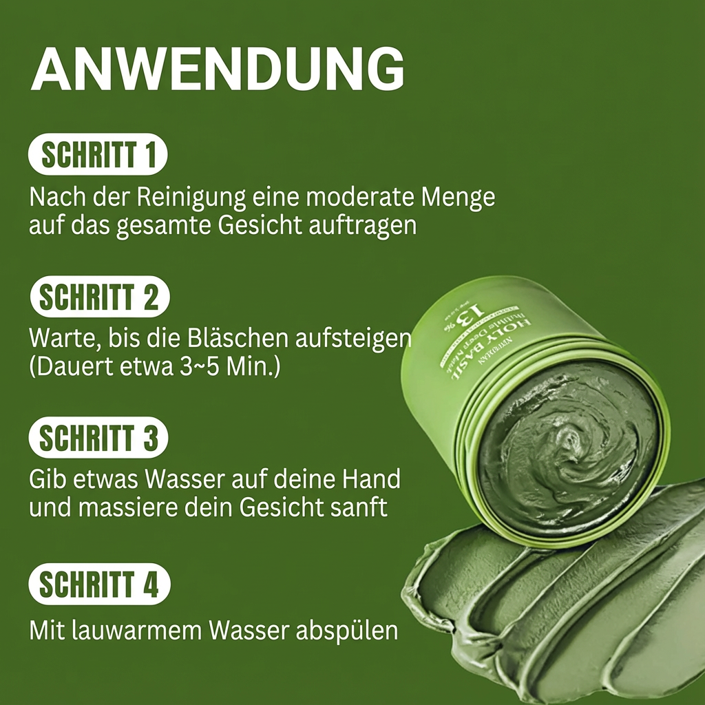 Bubble Holy Basil Mask™