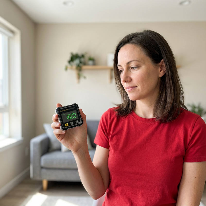 Hochwertiges digitales Winkelmessgerät von Luminis in Schwarz