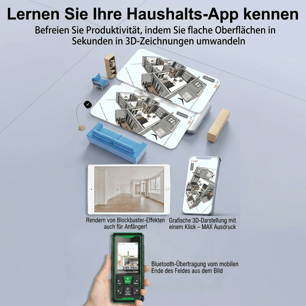 T1 Professional™ Laser - Entfernungsmesser 150 m – Grünlicht, IP68 & Kamera - Luminis